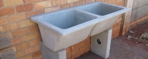 Concrete Wash Basin