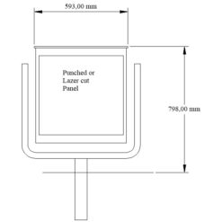 Fairground Swing Bin Large