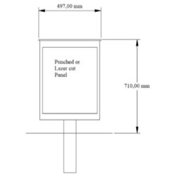 Fairground Pedestal Bin